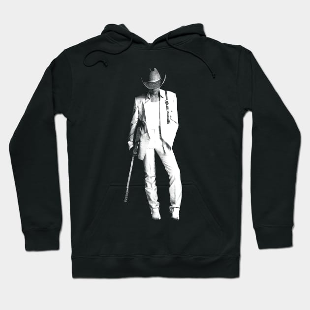 Dwight Yoakam Hoodie by Riso Art